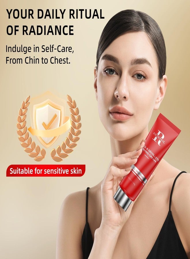 Redcool Retinol Neck Firming Cream – Neck Cream for Firming and Tightening, Skin Tightening Cream for Face, Tighten and Lift Neck Cream with Collagen & Hyaluronic Acid, 1.76 oz-zz-1202-1 - Image 4